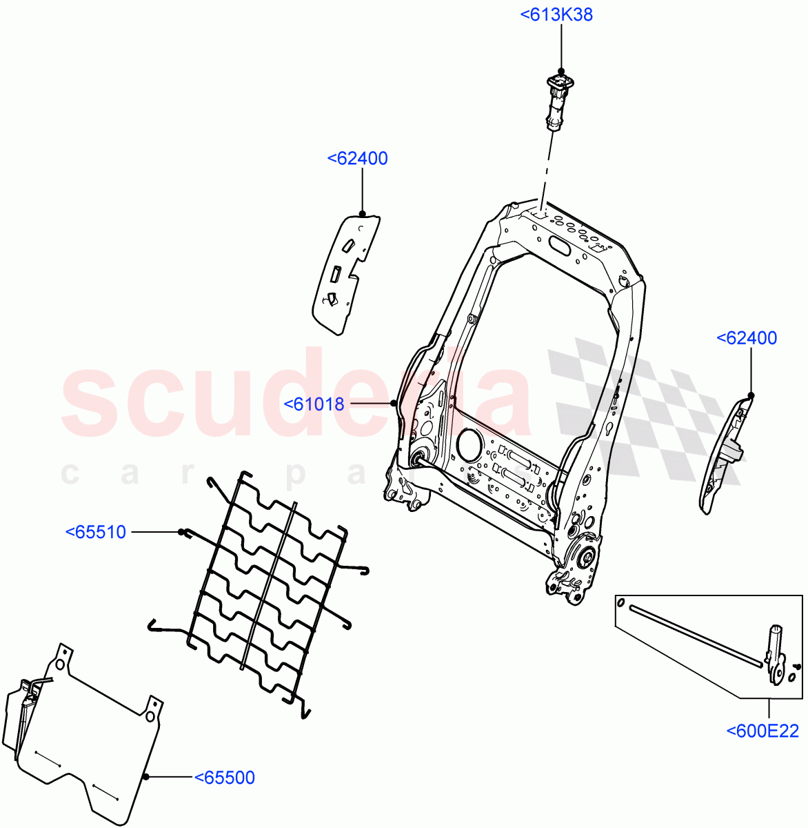 Front Seat Back(Itatiaia (Brazil))((V)FROMGT000001) of Land Rover Land Rover Discovery Sport (2015+) [2.0 Turbo Petrol GTDI]