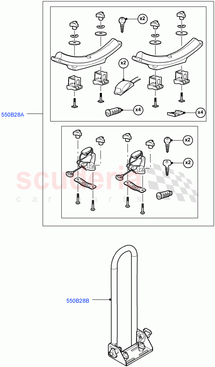 Carriers & Boxes of Land Rover Land Rover Defender (2020+) [2.0 Turbo Diesel]