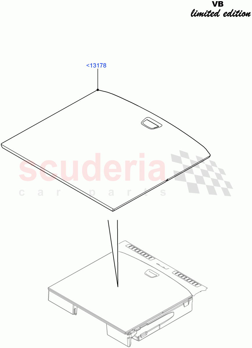 Load Compartment Trim(Floor)(Victoria Beckham Limited Edition,Halewood (UK)) of Land Rover Land Rover Range Rover Evoque (2012-2018) [2.0 Turbo Petrol GTDI]