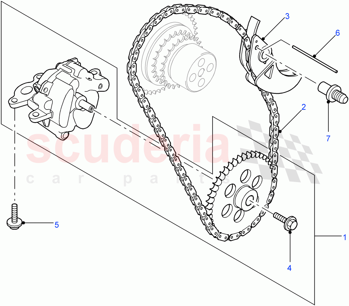 Oil Pump(2.2L 16V TC I4 DSL 122PS PUMA)((V)FROMCA000001) of Land Rover Land Rover Defender (2007-2016)