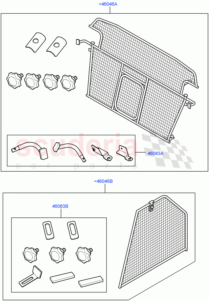 Dog Guard/Partition(Accessory)((V)FROMAA000001) of Land Rover Land Rover Range Rover Sport (2010-2013) [5.0 OHC SGDI NA V8 Petrol]