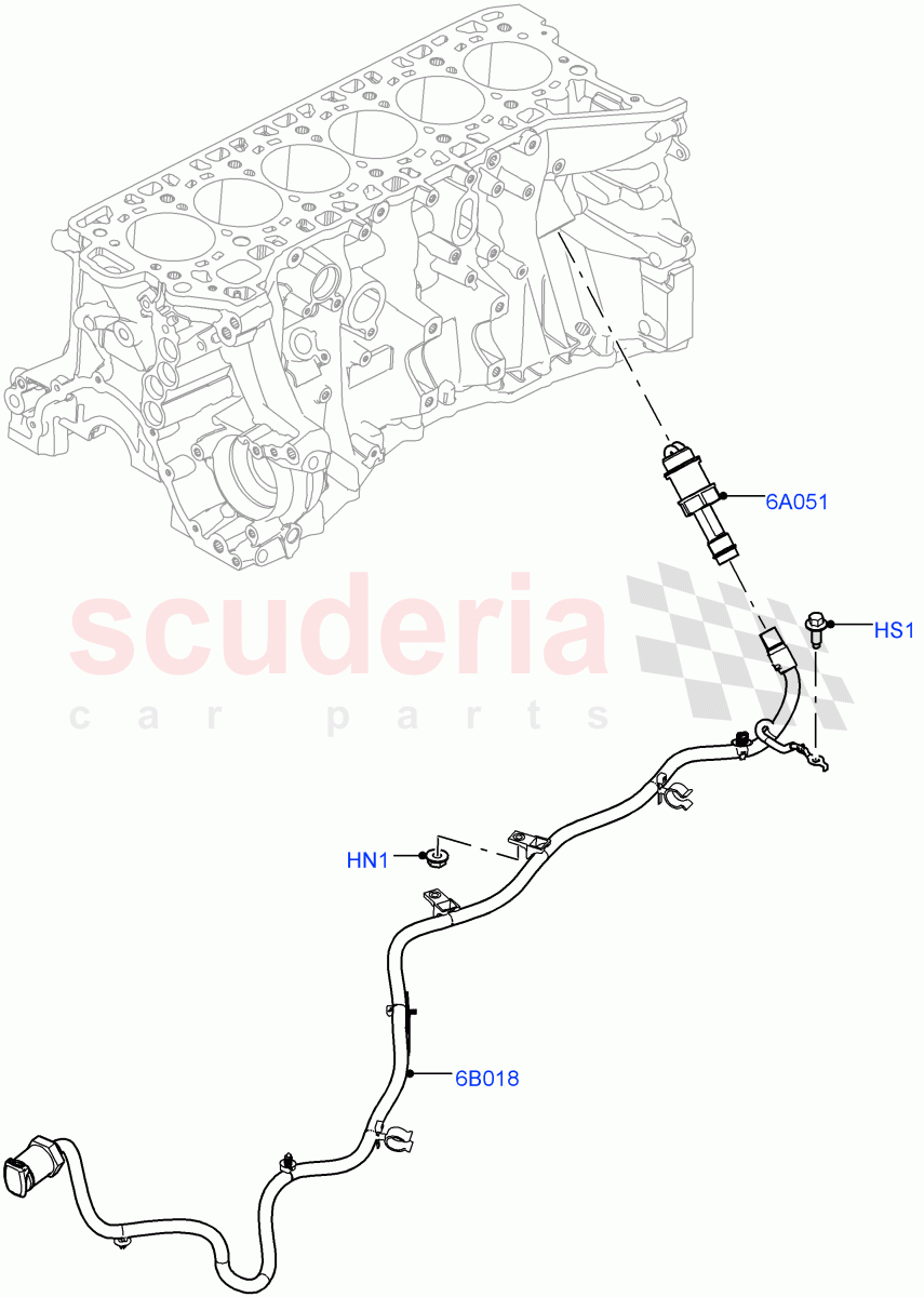 Engine Heater(3.0L AJ20P6 Petrol High,Immersion Heater - 700W / 110V)((V)FROMKA000001) of Land Rover Land Rover Range Rover (2012-2021) [3.0 I6 Turbo Petrol AJ20P6]