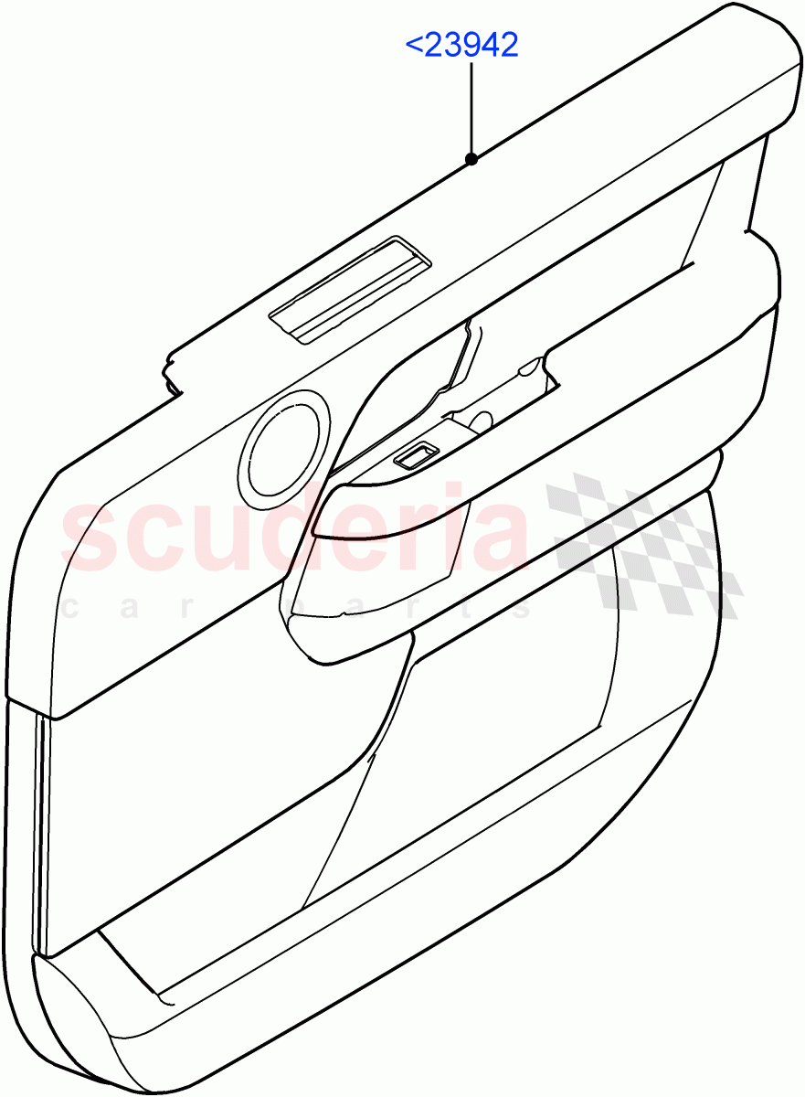 Front Door Trim Panels((V)FROMJA000001) of Land Rover Land Rover Range Rover (2012-2021) [3.0 DOHC GDI SC V6 Petrol]