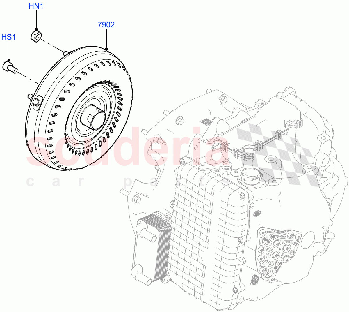 Converter (9 Speed Auto AWD, Halewood (UK)) of Land Rover Land Rover Discovery Sport (2015+) [2.0 Turbo Diesel]