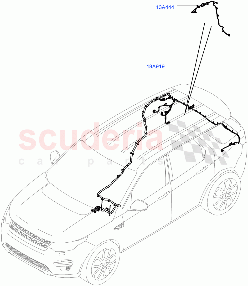 Electrical Wiring - Body And Rear(Audio/Navigation/Entertainment)(Changsu (China))((V)FROMFG000001) of Land Rover Land Rover Discovery Sport (2015+) [2.2 Single Turbo Diesel]