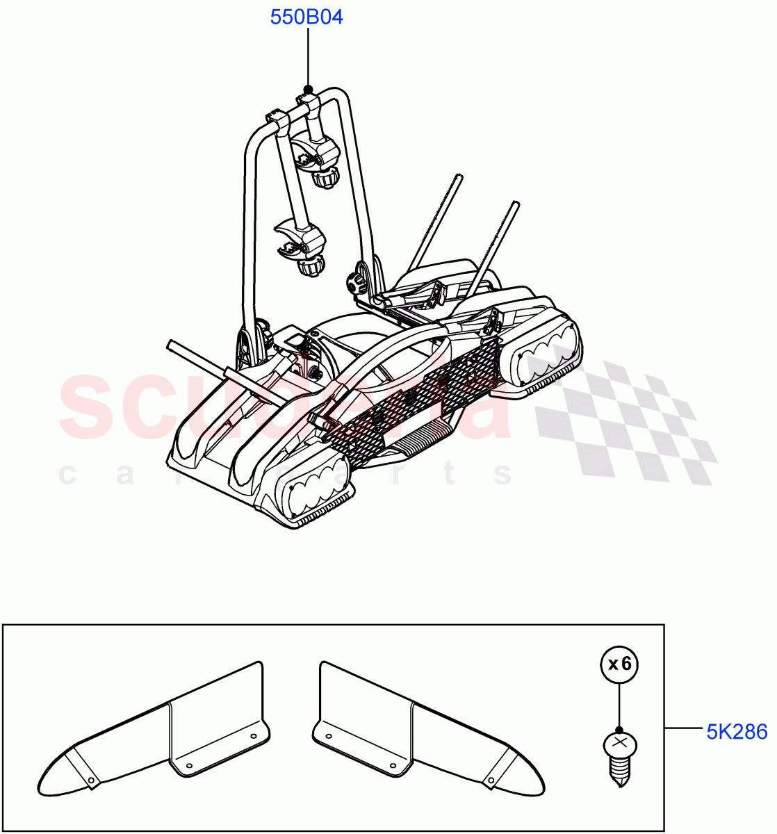 Carriers & Boxes(Accessory, Bike Carriers) of Land Rover Land Rover Range Rover (2012-2021) [3.0 Diesel 24V DOHC TC]