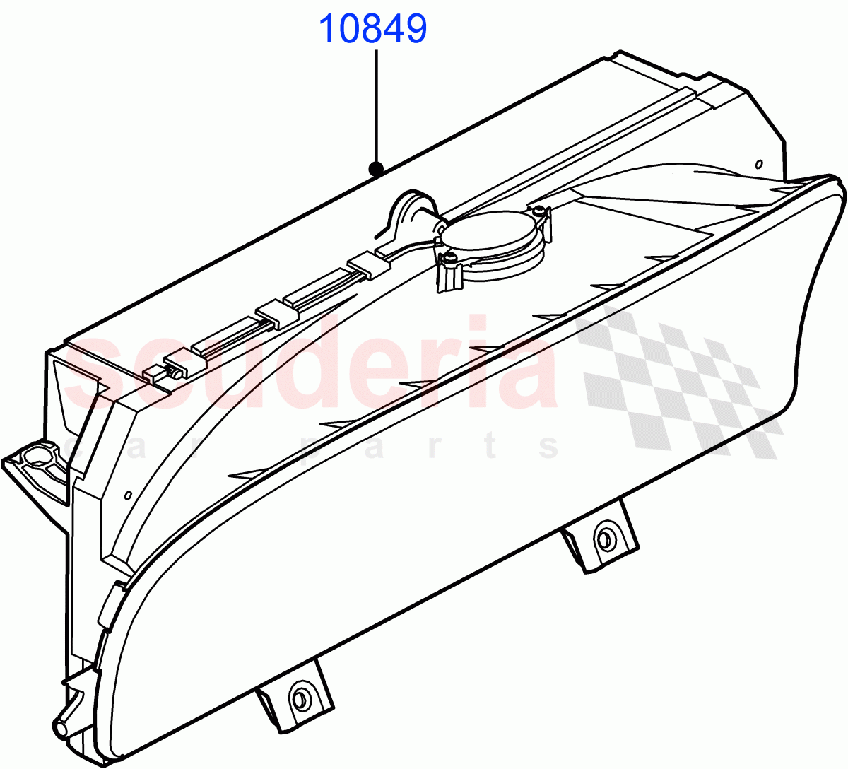 Instrument Cluster((V)FROMAA000001) of Land Rover Land Rover Range Rover (2010-2012) [3.6 V8 32V DOHC EFI Diesel]