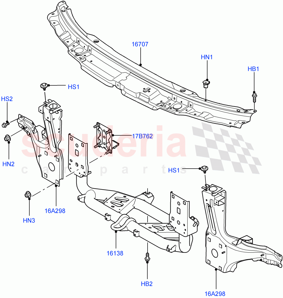 Front Panels, Aprons & Side Members (Front Panel) ((V) FROMAA000001) of Land Rover Land Rover Range Rover (2010-2012) [5.0 OHC SGDI SC V8 Petrol]
