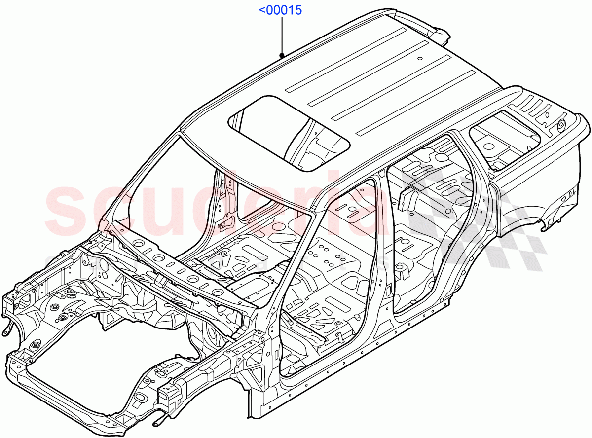 Bodyshell((V)TO9A999999) of Land Rover Land Rover Range Rover Sport (2005-2009) [4.2 Petrol V8 Supercharged]