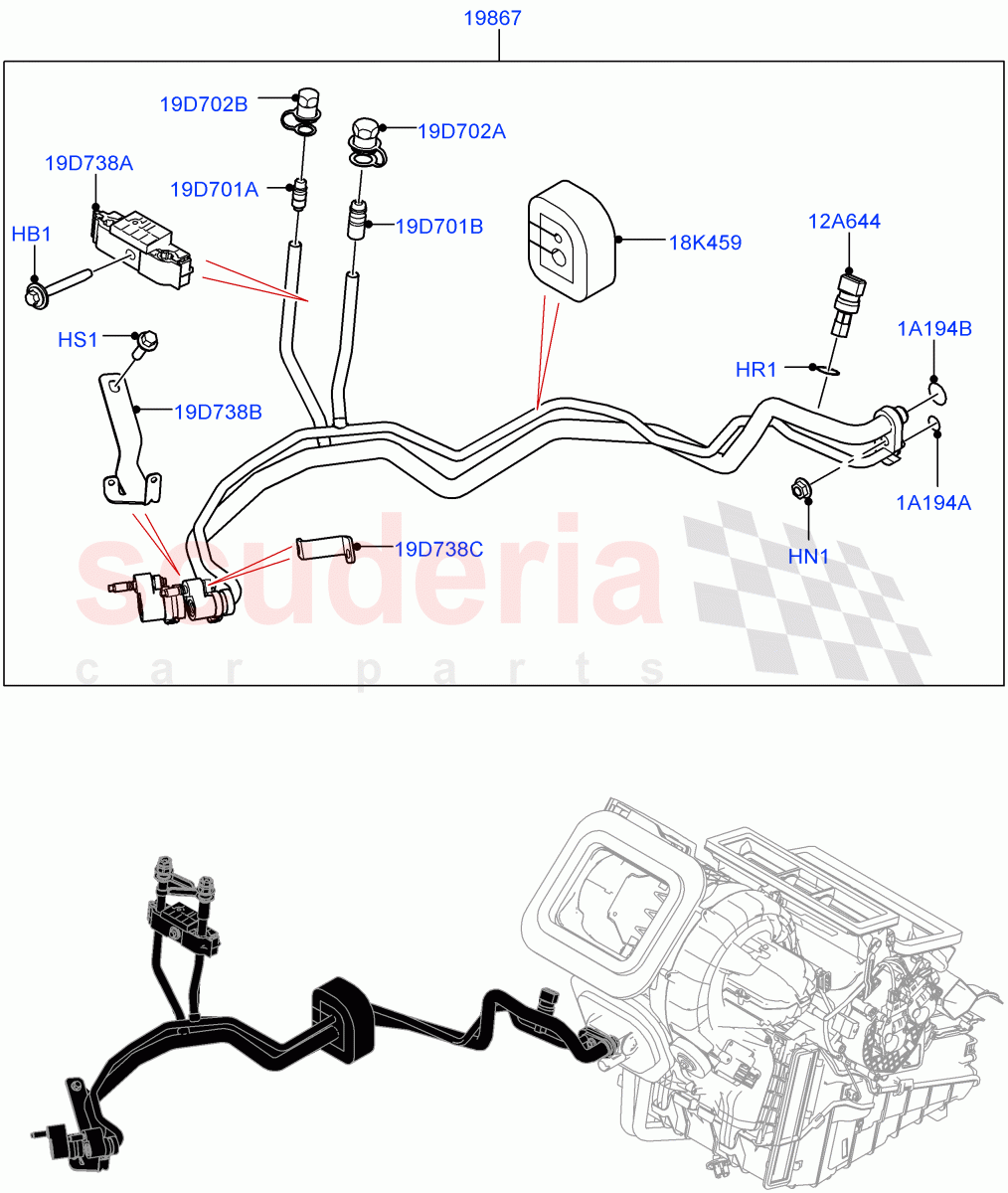 Air Conditioning System(Changsu (China),Less Chiller Unit)((V)FROMKG446857) of Land Rover Land Rover Discovery Sport (2015+) [2.2 Single Turbo Diesel]