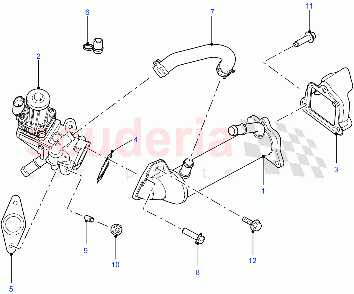 Exhaust Gas Recirculation ((V) FROMCA000001) of Land Rover Land Rover Defender (2007-2016)