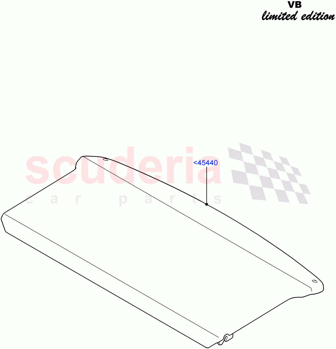 Load Compartment Trim(Package Tray)(Victoria Beckham Limited Edition,Halewood (UK)) of Land Rover Land Rover Range Rover Evoque (2012-2018) [2.2 Single Turbo Diesel]