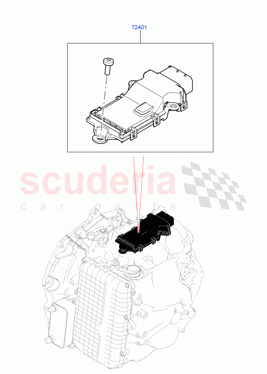 Transmission Modules And Sensors (9 Speed Auto Trans 9HP50, Itatiaia (Brazil)) of Land Rover Land Rover Range Rover Evoque (2019+) [2.0 Turbo Diesel]