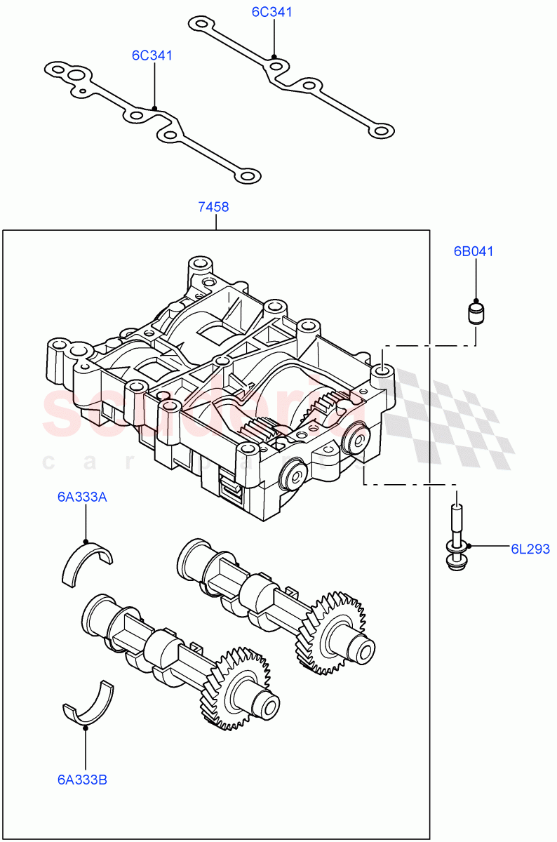 Balance Shafts And Drive(2.2L CR DI 16V Diesel,2.2L DOHC EFI TC DW12) of Land Rover Land Rover Discovery Sport (2015+) [2.2 Single Turbo Diesel]