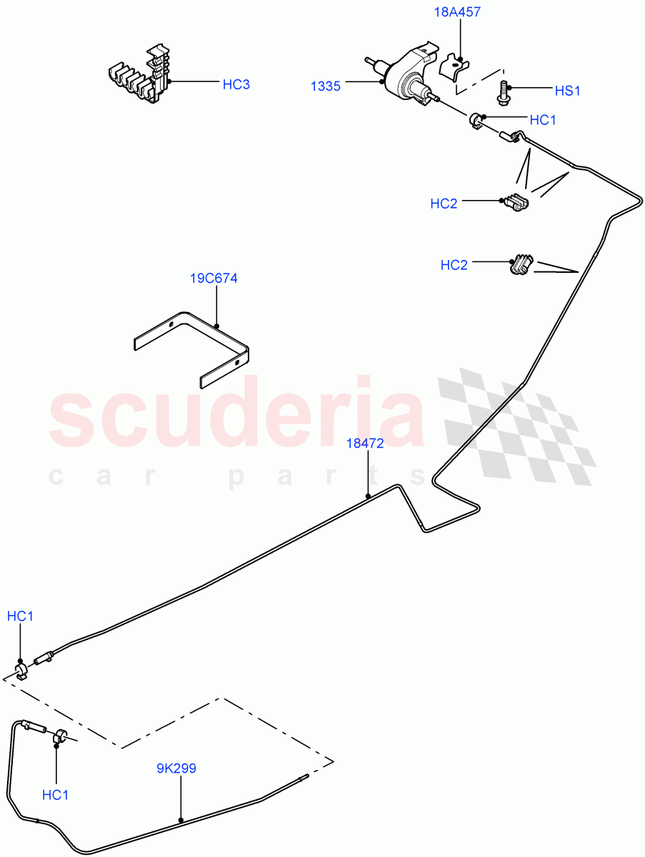 Auxiliary Fuel Fired Pre-Heater (Page C) ((V) FROMAA000001) of Land Rover Land Rover Range Rover (2010-2012) [4.4 DOHC Diesel V8 DITC]
