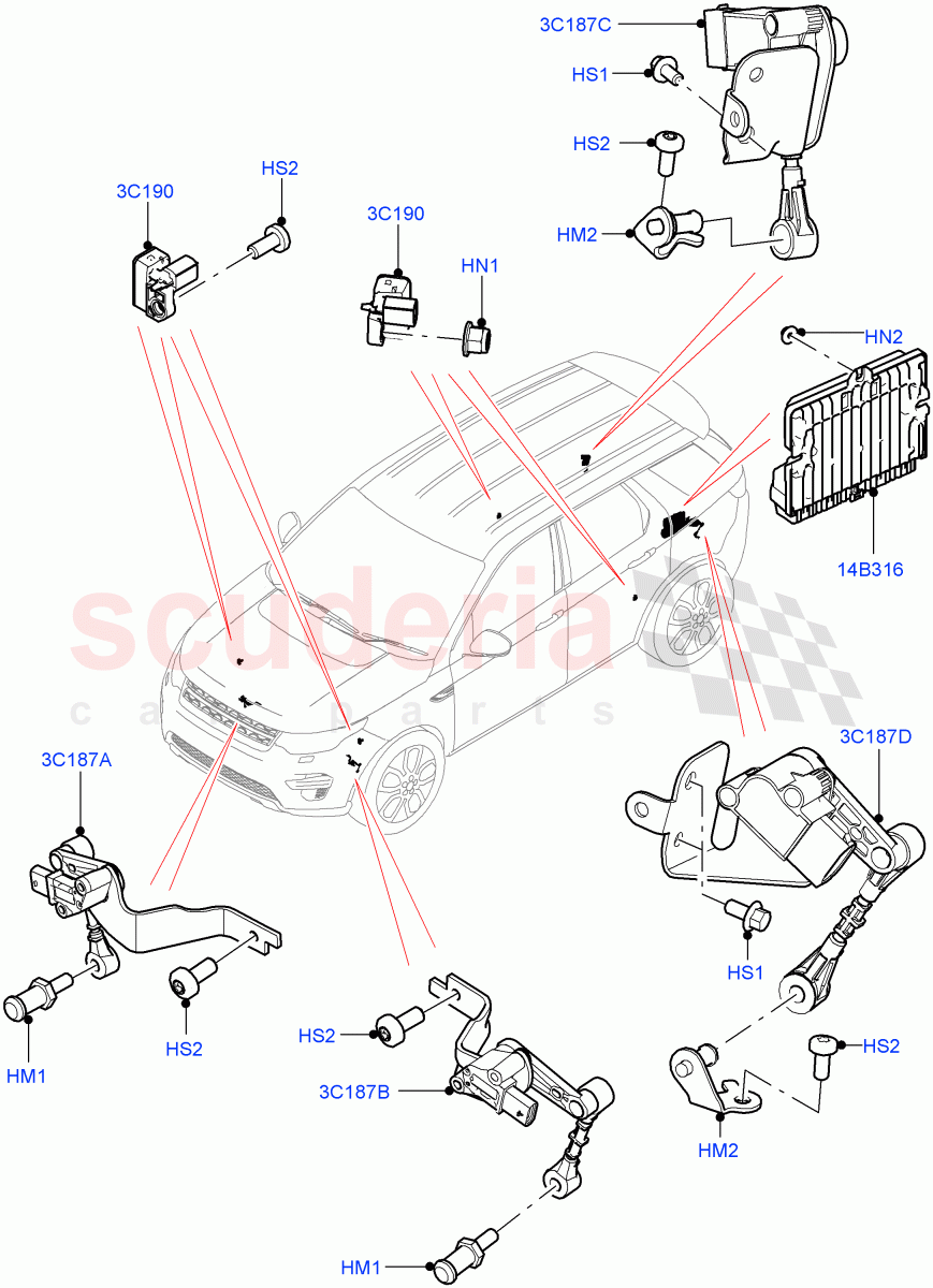 Electronic Damper Control(Changsu (China))((V)FROMKG446857) of Land Rover Land Rover Discovery Sport (2015+) [2.0 Turbo Petrol AJ200P]