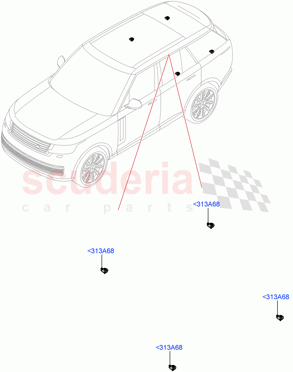 Load Compartment Trim(Floor, Cargo Retention) of Land Rover Land Rover Range Rover (2022+) [3.0 I6 Turbo Petrol AJ20P6]