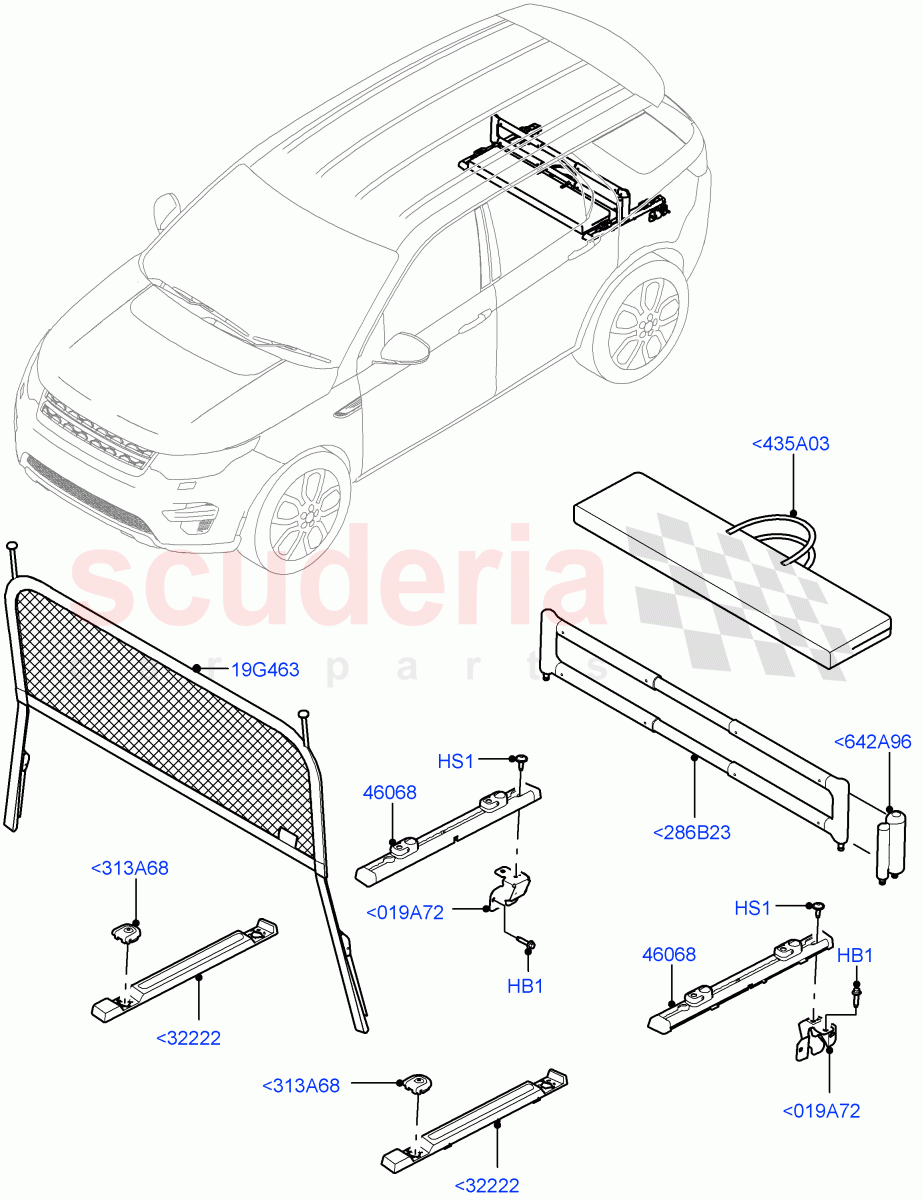 Load Compartment Trim(Floor)(Halewood (UK)) of Land Rover Land Rover Discovery Sport (2015+) [2.2 Single Turbo Diesel]