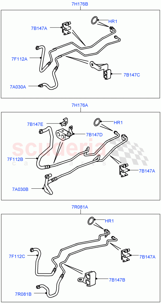 Transmission Cooling Systems(6 Speed Auto ZF 6HP26 Steptronic)((V)TO9A999999) of Land Rover Land Rover Range Rover Sport (2005-2009) [2.7 Diesel V6]