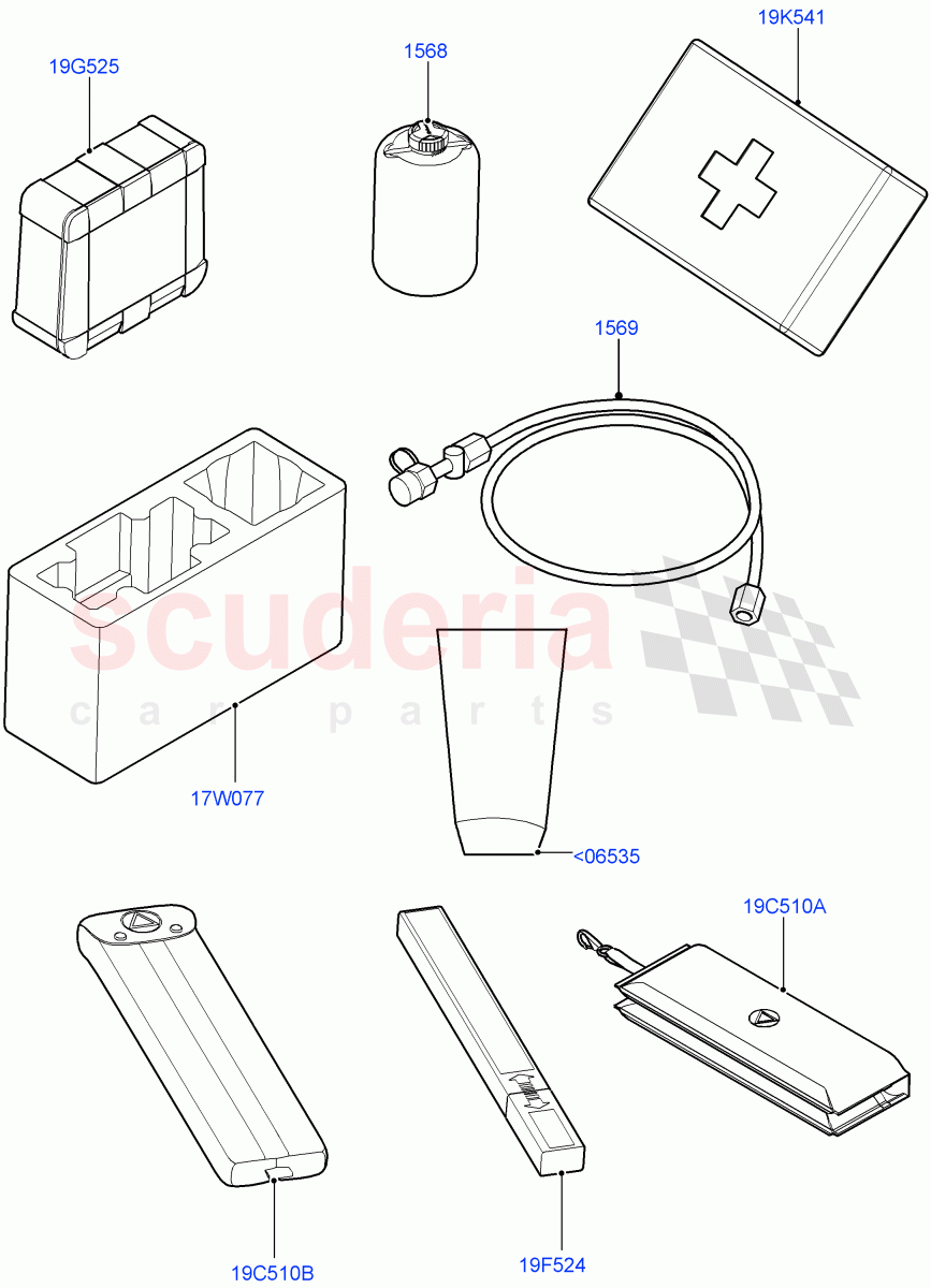 Emergency And Safety Equipment(Factory Fitted) of Land Rover Land Rover Range Rover (2012-2021) [5.0 OHC SGDI NA V8 Petrol]