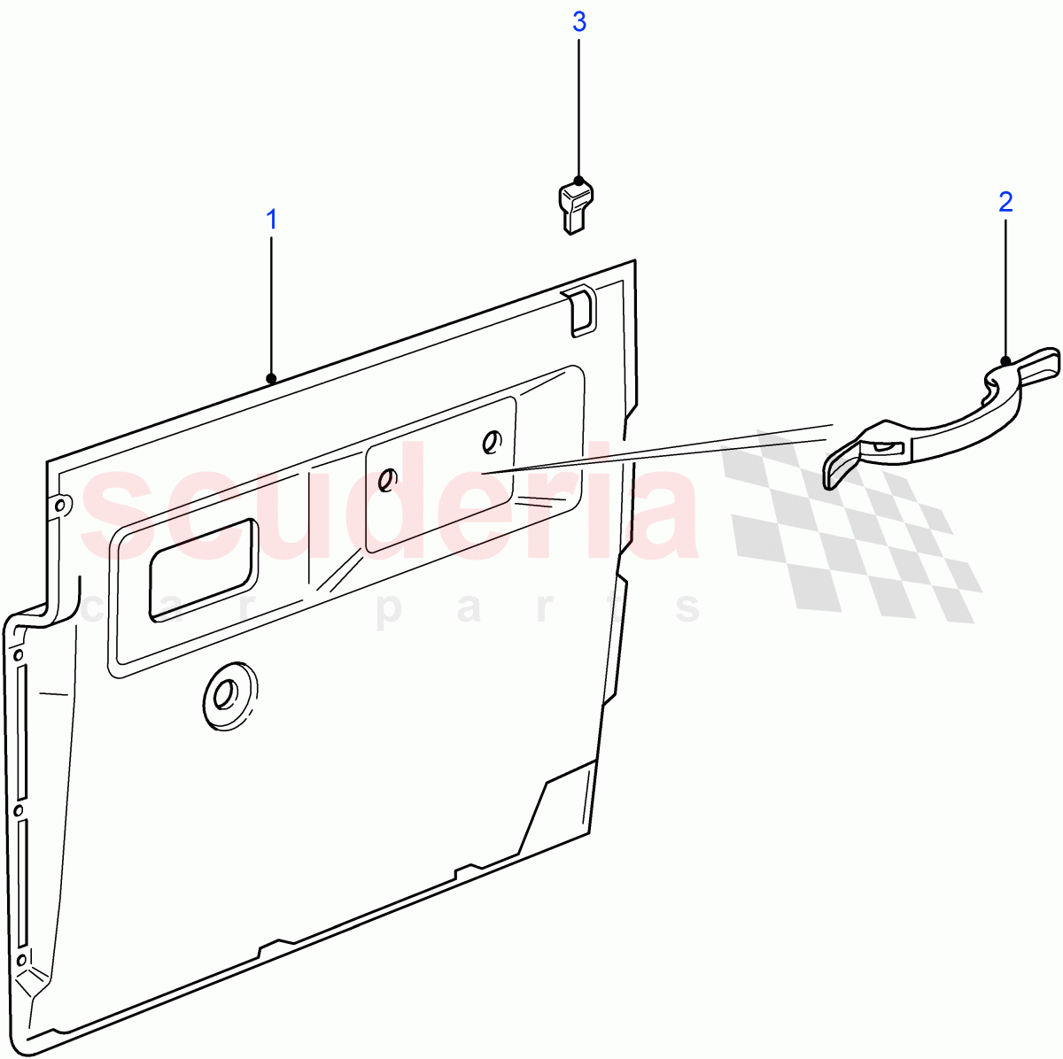 Front Door Casing of Land Rover Land Rover Defender (2007-2016)