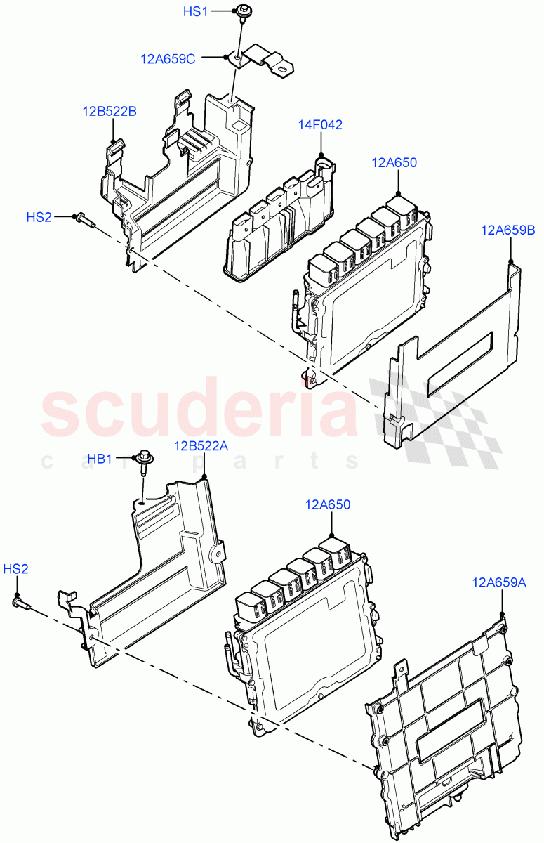 Engine Modules And Sensors (4.4 V8 Turbo Petrol (NC10)) of Land Rover Land Rover Range Rover (2022+) [4.4 V8 Turbo Petrol NC10]