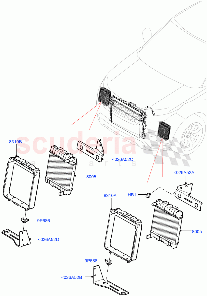 Radiator/Coolant Overflow Container (2.0L AJ20P4 Petrol High PTA, Changsu (China), Extra High Engine Cooling) of Land Rover Land Rover Range Rover Evoque (2019+) [2.0 Turbo Petrol AJ200P]