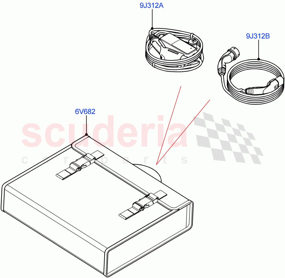 Tools(Charging Equipment)(2.0L AJ200P Hi PHEV)((V)FROMMA000001) of Land Rover Land Rover Range Rover Velar (2017+) [5.0 OHC SGDI SC V8 Petrol]