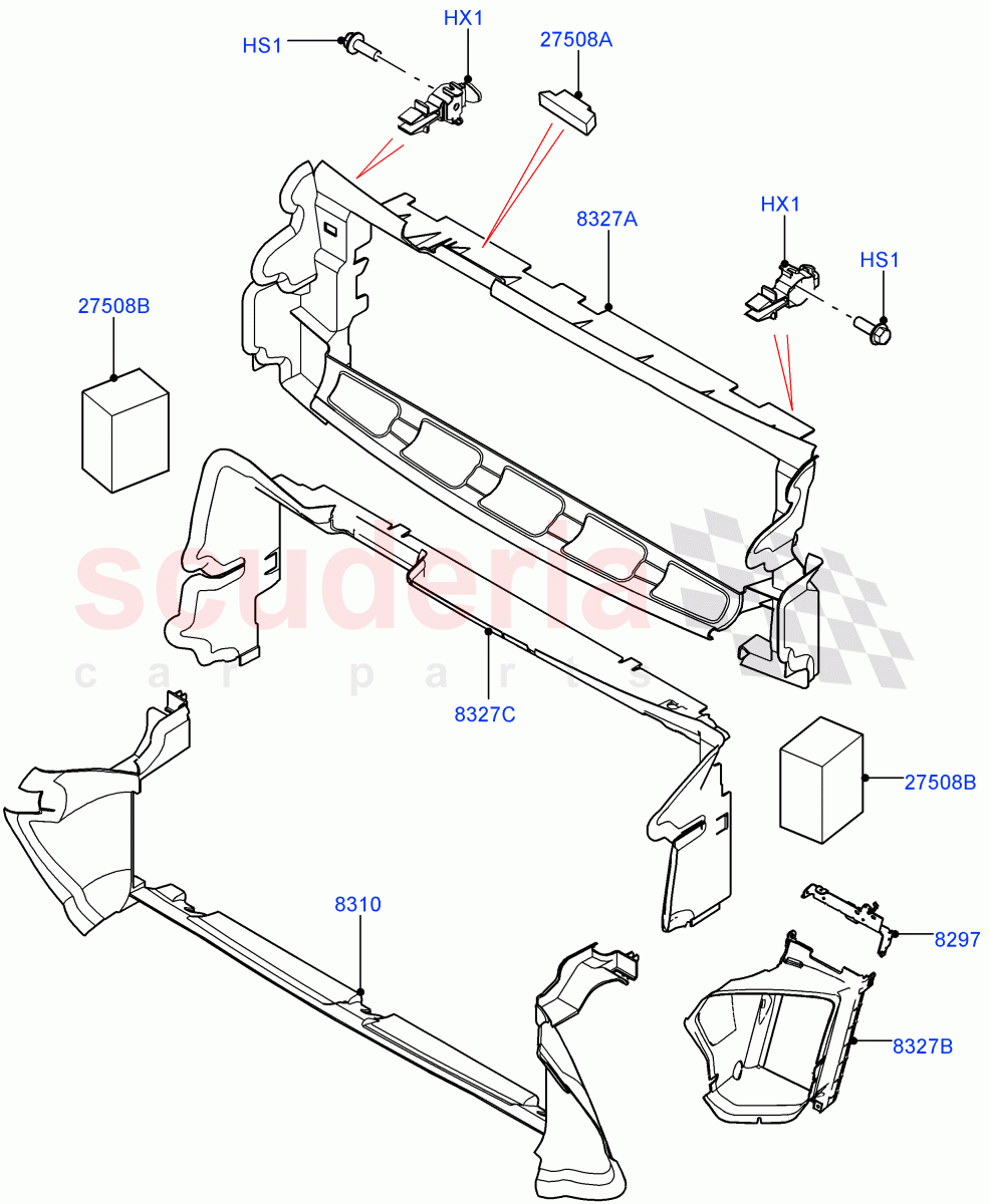 Air Deflectors(Halewood (UK)) of Land Rover Land Rover Range Rover Evoque (2012-2018) [2.0 Turbo Petrol GTDI]