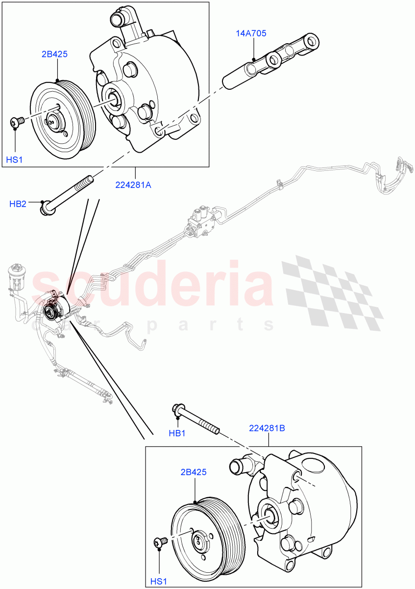 Active Anti-Roll Bar System(ARC Pump)(With Roll Stability Control)((V)FROMAA000001) of Land Rover Land Rover Range Rover Sport (2010-2013) [5.0 OHC SGDI NA V8 Petrol]