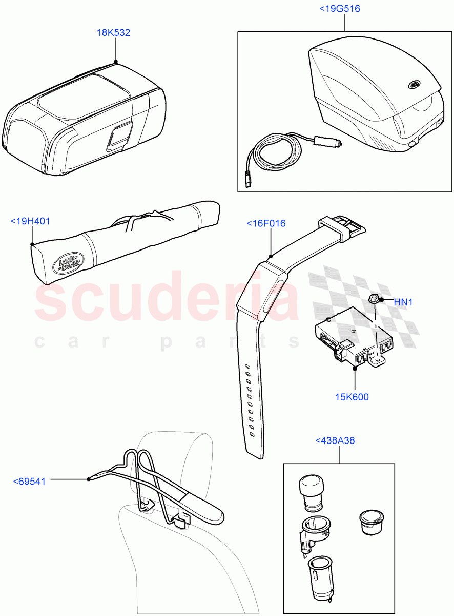 Touring Accessories of Land Rover Land Rover Defender (2020+) [2.0 Turbo Petrol AJ200P]