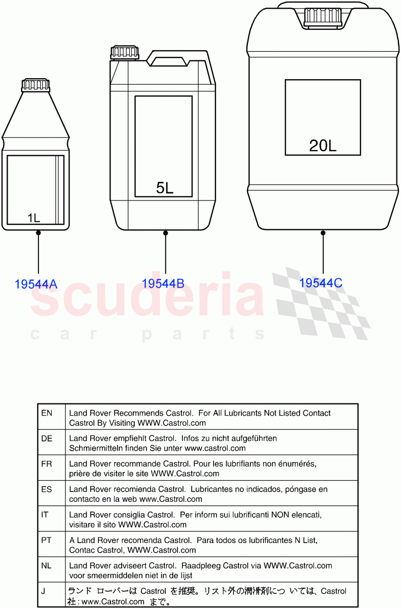 Anti - Freeze(Nitra Plant Build)((V)FROMK2000001) of Land Rover Land Rover Discovery 5 (2017+) [2.0 Turbo Petrol AJ200P]