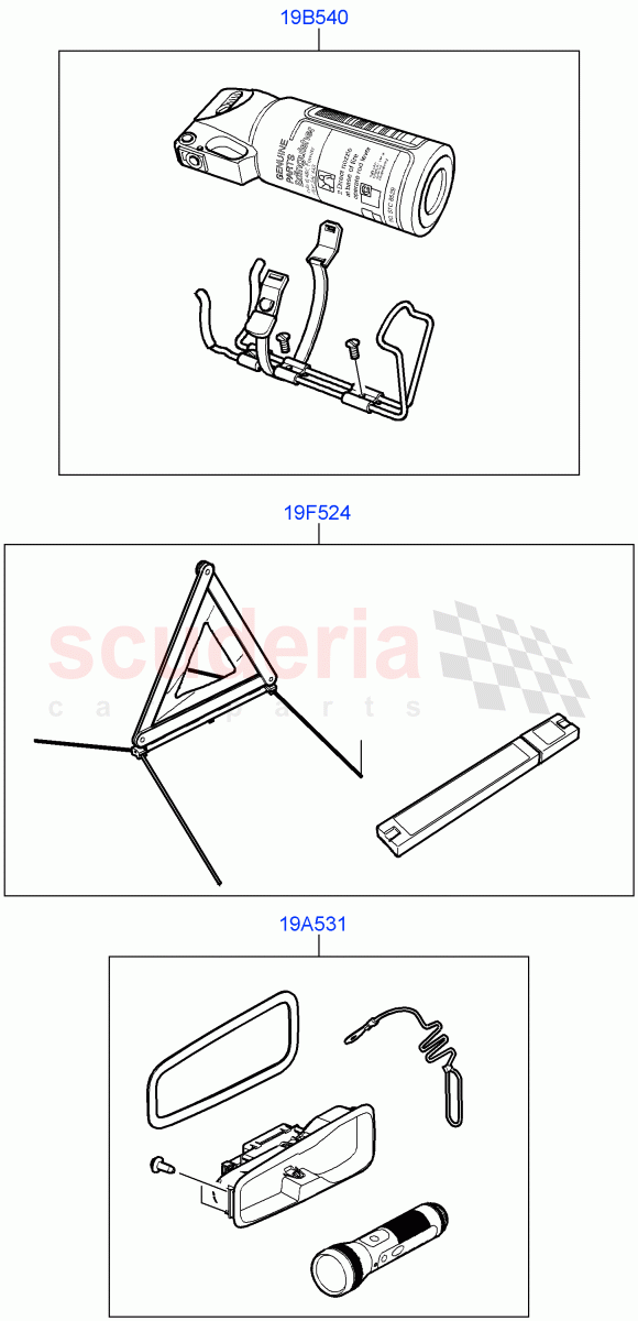 Emergency And Safety Equipment(Accessory, Internal Components)((V)FROMAA000001) of Land Rover Land Rover Discovery 4 (2010-2016) [4.0 Petrol V6]