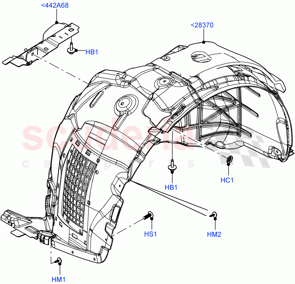 Front Panels, Aprons & Side Members of Land Rover Land Rover Range Rover (2022+) [4.4 V8 Turbo Petrol NC10]