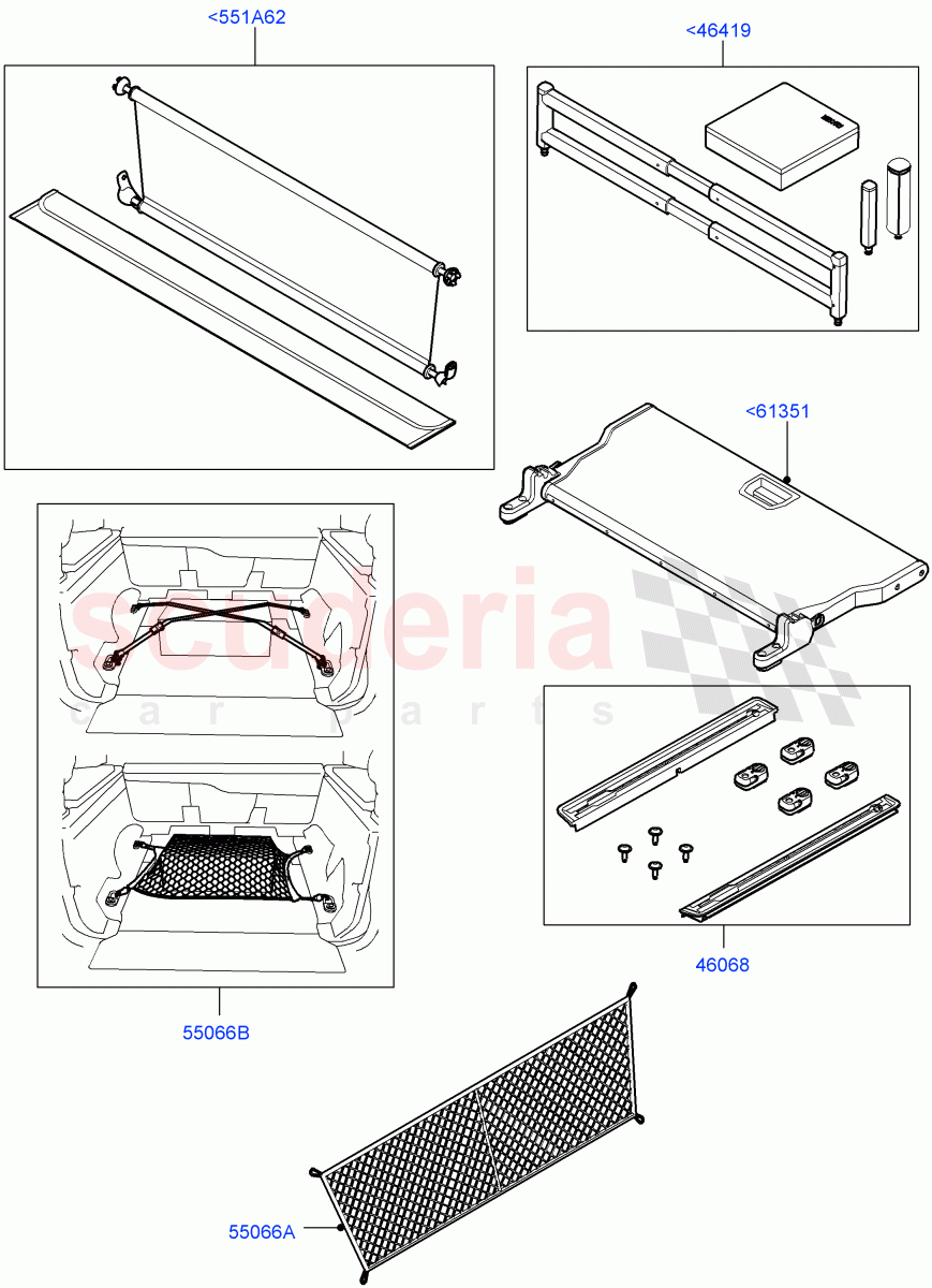 Load Retention Systems(Accessory)(Halewood (UK),Itatiaia (Brazil)) of Land Rover Land Rover Range Rover Evoque (2012-2018) [2.0 Turbo Diesel]