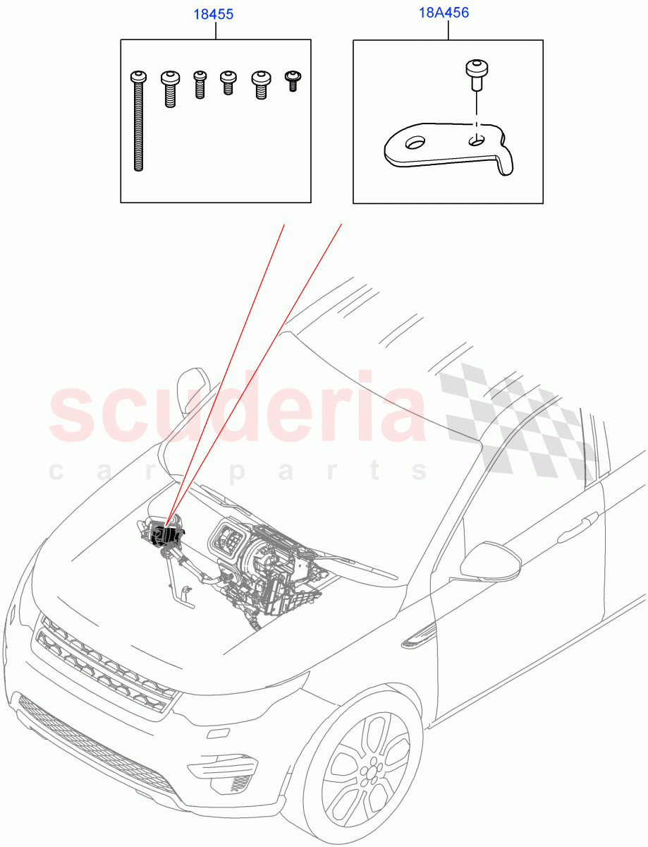 Auxiliary Fuel Fired Pre-Heater(Internal Components, Service Kit)(Halewood (UK),Fuel Fired Heater With Park Heat,Fuel Heater W/Pk Heat With Remote,With Fuel Fired Heater)((V)FROMLH000001) of Land Rover Land Rover Discovery Sport (2015+) [2.0 Turbo Petrol GTDI]