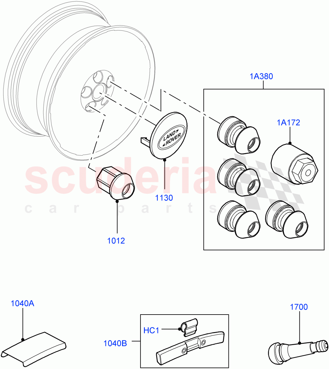 Wheels((V)FROMAA000001) of Land Rover Land Rover Discovery 4 (2010-2016) [4.0 Petrol V6]