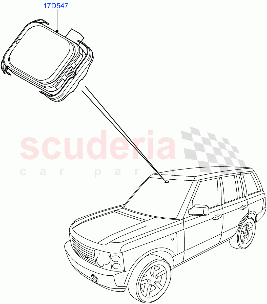 Windscreen Wiper(With Rain Sensor)(Less Armoured)((V)FROMAA000001) of Land Rover Land Rover Range Rover (2010-2012) [5.0 OHC SGDI NA V8 Petrol]