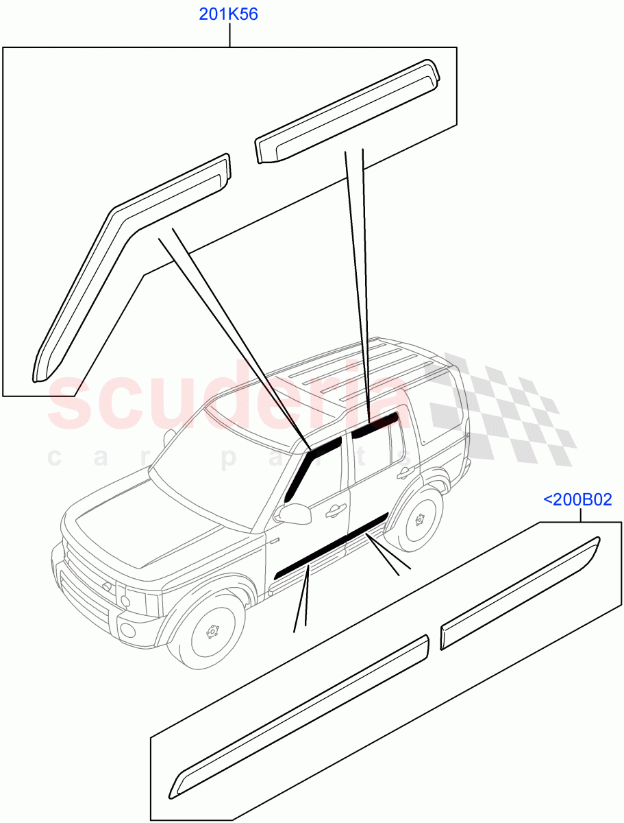 Body Dress Up Kits - Side(Accessory)((V)FROMAA000001) of Land Rover Land Rover Discovery 4 (2010-2016) [4.0 Petrol V6]