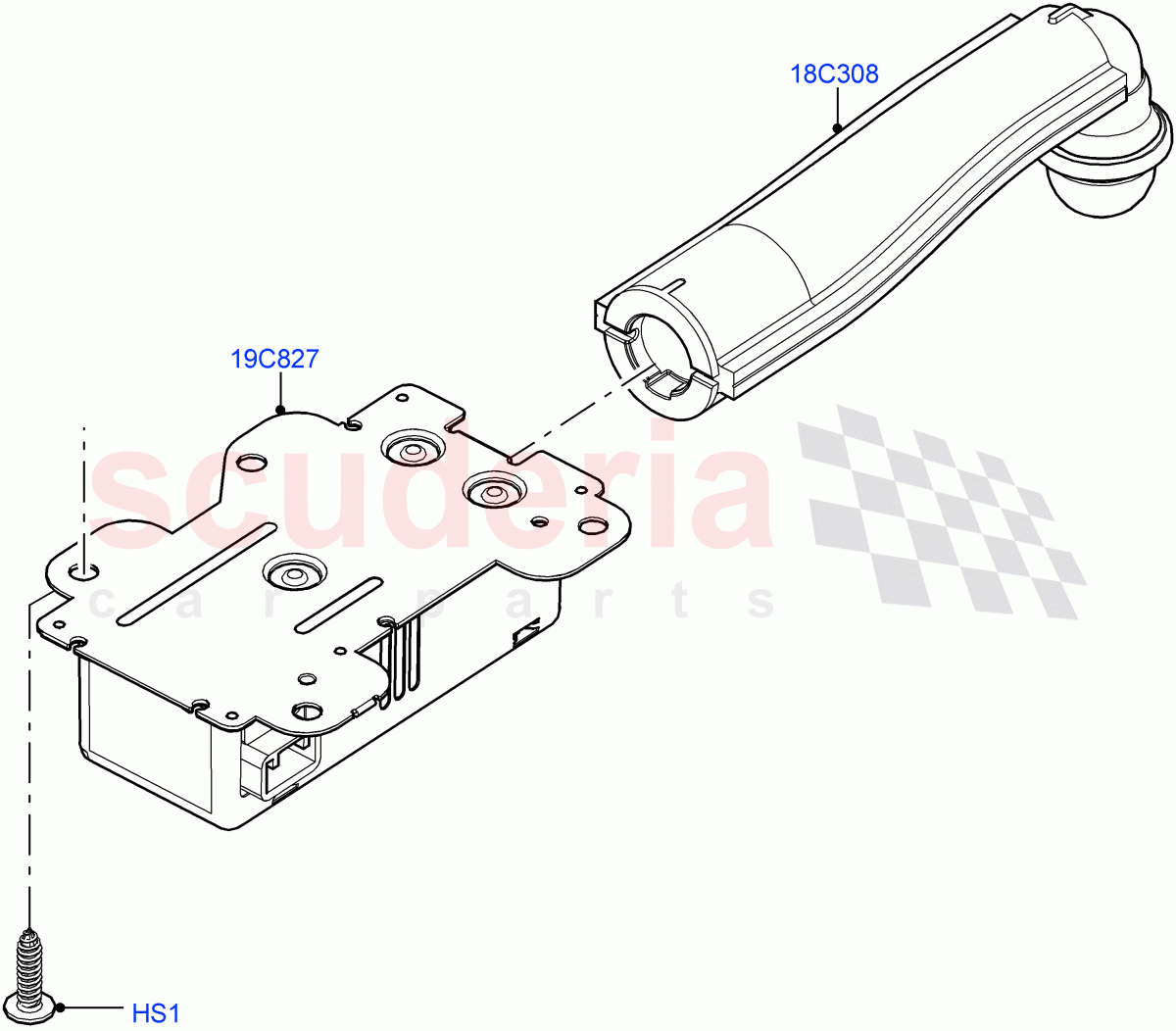 Heater/Air Cond.External Components(Ioniser, Facia)(Air Purge Inistin+Pthgn PM 2.5/C02,Air Purge Ionisation / PM2.5,Air Purge/Ionisation/PM2.5/CO2) of Land Rover Land Rover Range Rover (2022+) [3.0 I6 Turbo Petrol AJ20P6]