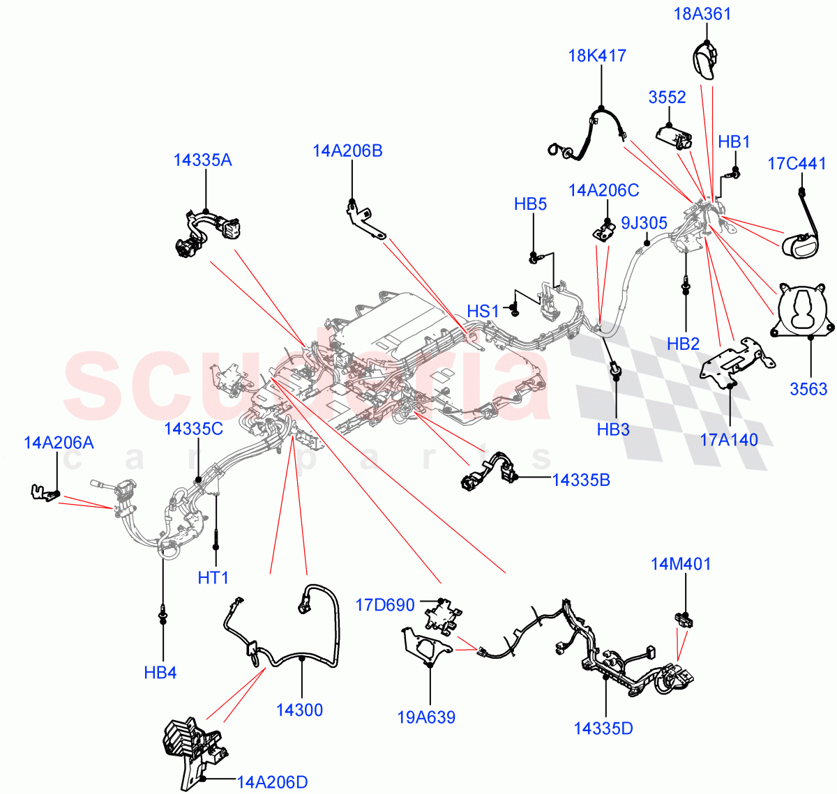 Hybrid Electrical Modules (PHEV Charging Cables And Fixings) (Itatiaia (Brazil), Electric Engine Battery-PHEV) of Land Rover Land Rover Range Rover Evoque (2019+) [2.0 Turbo Diesel]