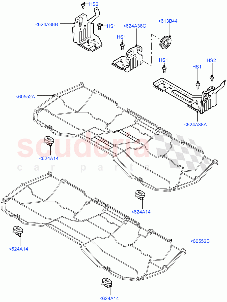 Rear Seat Base (Halewood (UK)) of Land Rover Land Rover Range Rover Evoque (2012-2018) [2.2 Single Turbo Diesel]