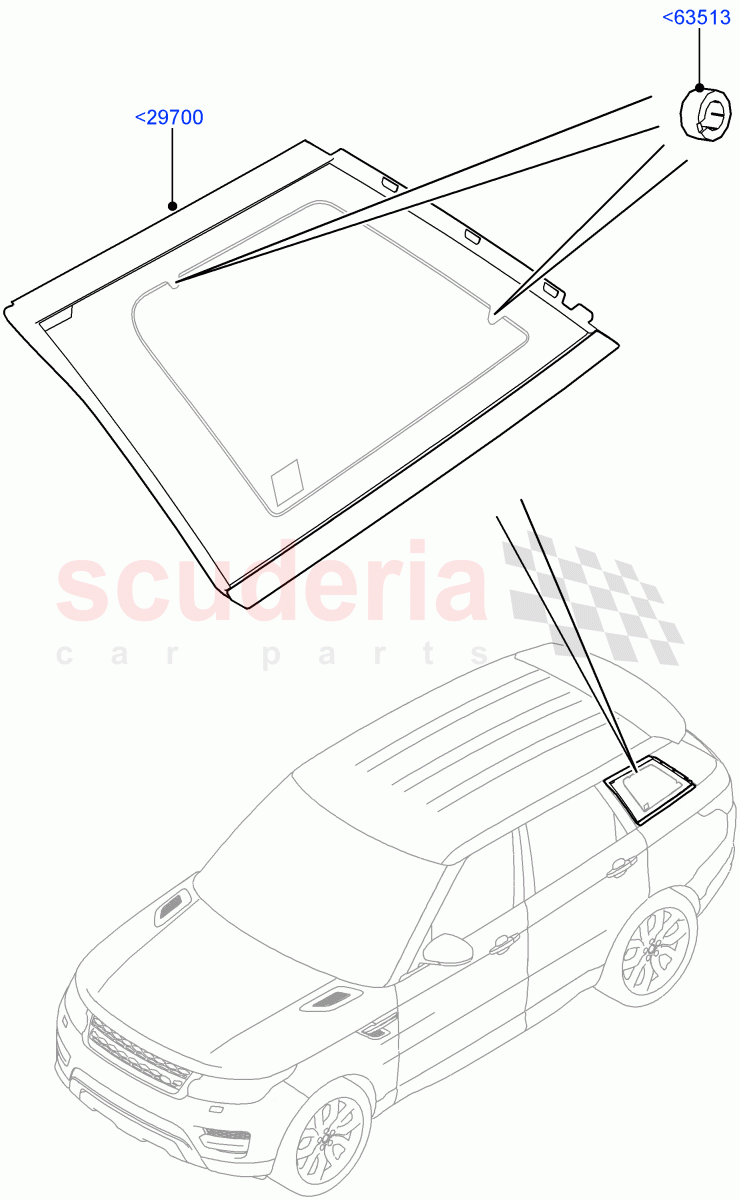 Quarter Windows of Land Rover Land Rover Range Rover Sport (2014+) [3.0 Diesel 24V DOHC TC]