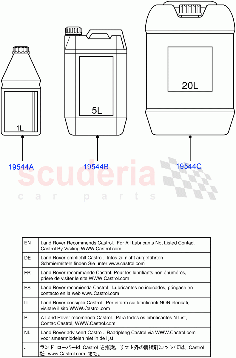 Anti - Freeze(Solihull Plant Build)((V)FROMHA000001) of Land Rover Land Rover Discovery 5 (2017+) [2.0 Turbo Petrol AJ200P]