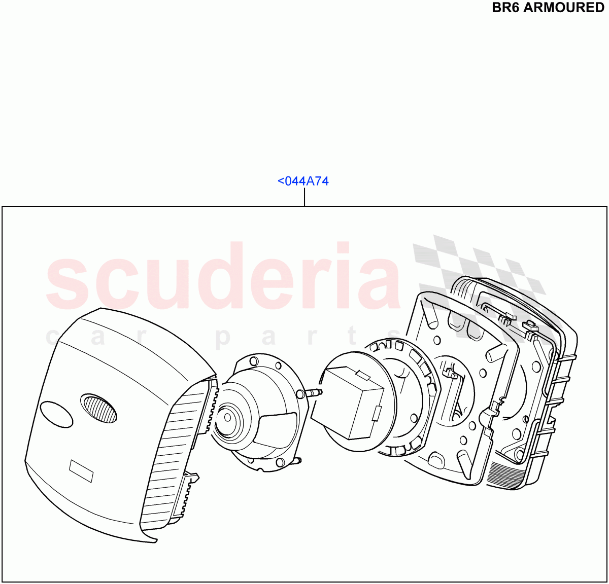 Airbag System(With B6 Level Armouring)((V)FROMAA000001) of Land Rover Land Rover Discovery 4 (2010-2016) [2.7 Diesel V6]