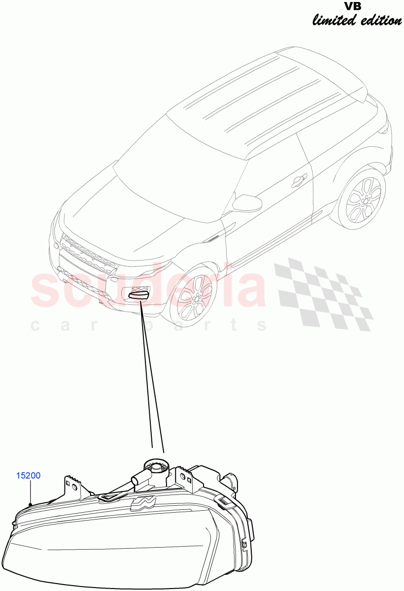 Front Fog Lamps(Victoria Beckham Limited Edition,Halewood (UK)) of Land Rover Land Rover Range Rover Evoque (2012-2018) [2.0 Turbo Diesel]