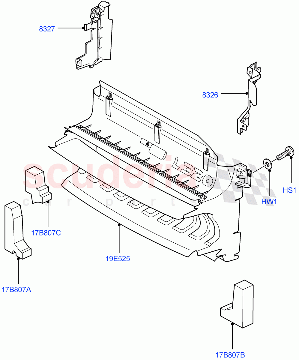 Air Deflectors((V)TO9A999999) of Land Rover Land Rover Range Rover Sport (2005-2009) [2.7 Diesel V6]