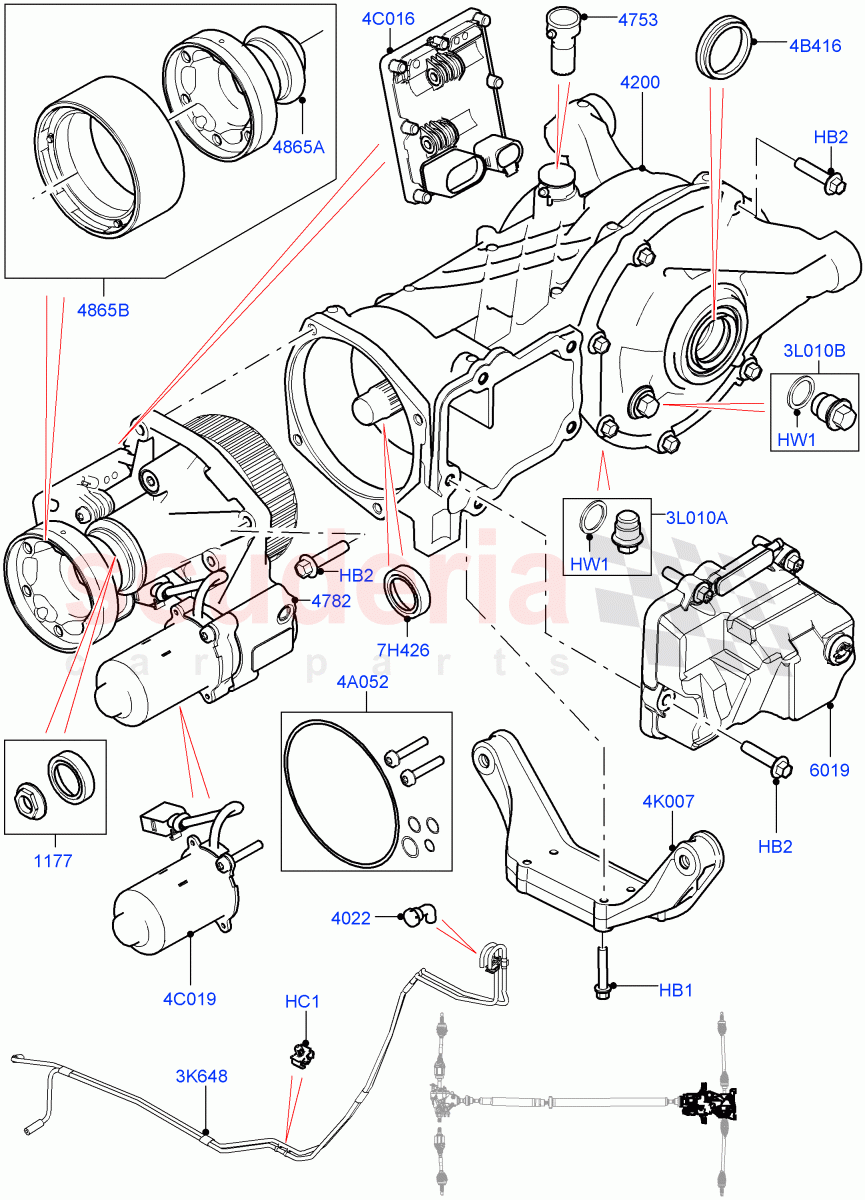 Rear Axle(Changsu (China),Efficient Driveline)((V)FROMFG000001,(V)TOKG446856) of Land Rover Land Rover Discovery Sport (2015+) [2.0 Turbo Petrol AJ200P]