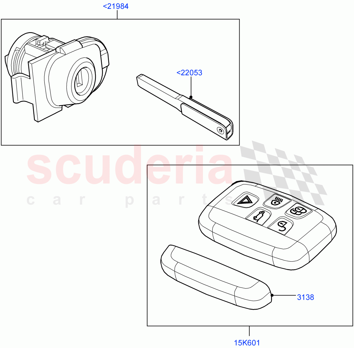 Vehicle Lock Sets And Repair Kits(Itatiaia (Brazil))((V)FROMGT000001) of Land Rover Land Rover Discovery Sport (2015+) [2.0 Turbo Petrol GTDI]