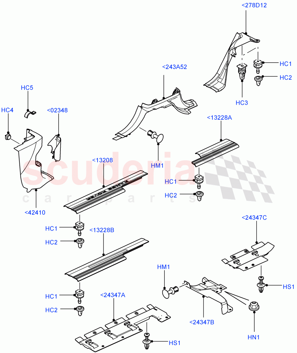 Side Trim(Sill)((V)FROMAA000001) of Land Rover Land Rover Range Rover (2010-2012) [4.4 DOHC Diesel V8 DITC]